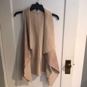 Cozy soft cream vest